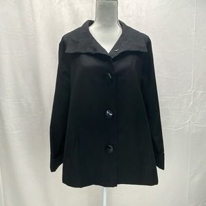 Gallery // Black 'Jackie' Coat, Size M